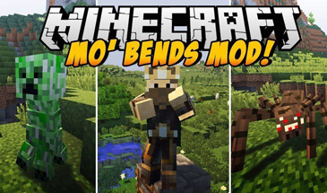 Mo Bends - мод анимации движений для Майнкрафт